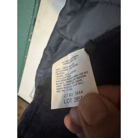 Vintage Walls Blizzard-Pruf Insulated Coveralls Large Tall  Faux Fur Collar Hood - Picture 5 of 16